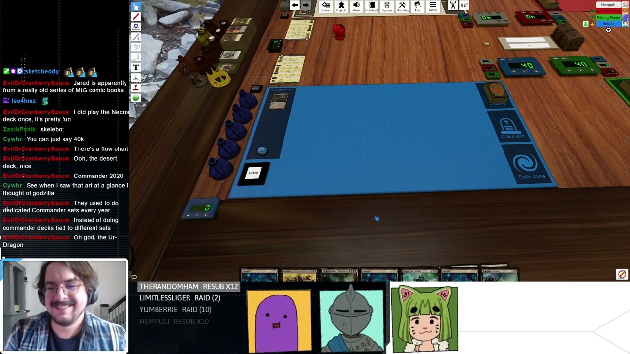 Commander Night MTG with Mel, Hempuli and Human!