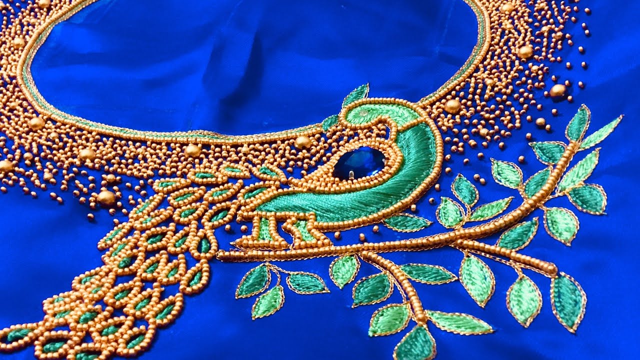 Bead embroidery blouses YouTube