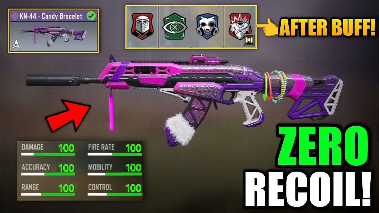 KN44 "0 RECOIL" GUNSMITH BUILD | Best KN44 Gunsmith Loadout | Season 1 COD Mobile