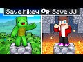 CHOOSE Who To Save JJ Or Mikey? - Minecraft Challenge - Maizen Mizen Mazien Parody
