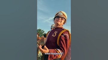 RIP Hector’s uniform 😖 #percussion #vlog #band #classof2025 #marchingband