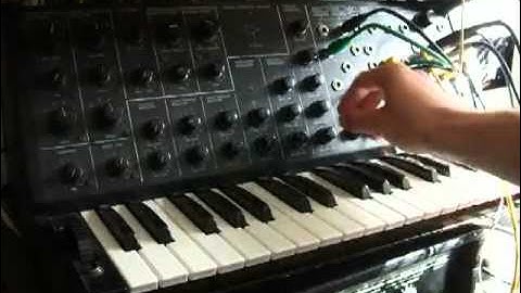 MS20 arpeggiating from Arduino sequencer