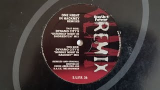S.U.F REMIX 36 ONE NIGHT IN HACKNEY remixes - info side: SATURDAY NIGHT IN HACKNEY mix