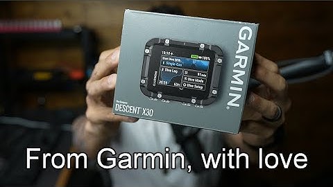 Garmin wants us to review the new Descent X30?