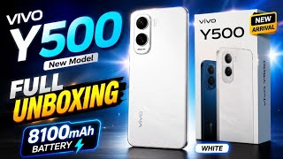 Vivo Y500 White First Look | 8100mAh Battery Beast ⚡