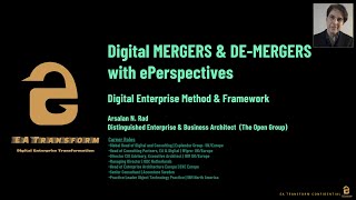 Digital Mergers & De-Mergers, Mergers & Acquisitions Simplified & Explained with ePerspectives (4K)