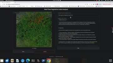 Real-Time Vegetation Monitoring and Analysis