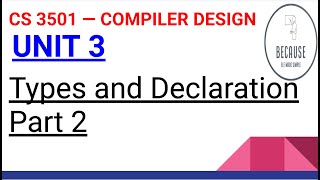 3.16. Types and Declarations Part 2 in Tamil