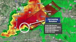 KXII Weather Coverage 3/26/16