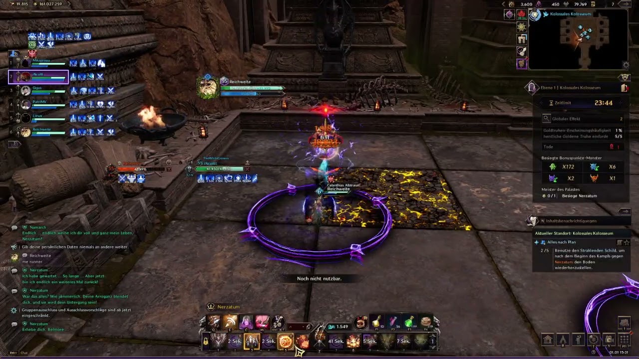 🔥 Kollossales Kollosseum NERZATUM RUNNER MECHANIKEN erklärt Throne and Liberty Dimensionsprüfung 🔥