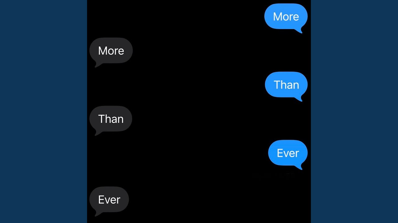 Watch MORE THAN EVER on YouTube Watch MORE THAN EVER on YouTube