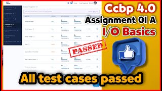 I/O Basics in python||assignments_1A||ccbp 4.0|| Nxtwave...