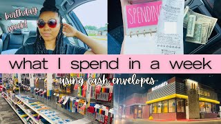 WHAT I SPEND IN A WEEK USING CASH ENVELOPES | How to Budget and Save Money | CASH ENVELOPE SYSTEM