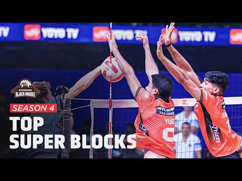 Hyderabad Black Hawks Top Super Blocks | Prime Volleyball League | Season 4