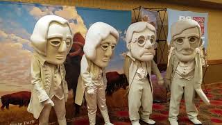 Rapid city South Dakota famous 4 Presidents from Mount Rushmore. travel show! Wealth