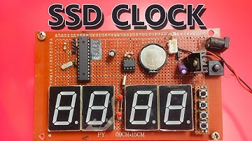 Motion Sensor (PIR) Supported Seven Segments RTC Clock with Arduino