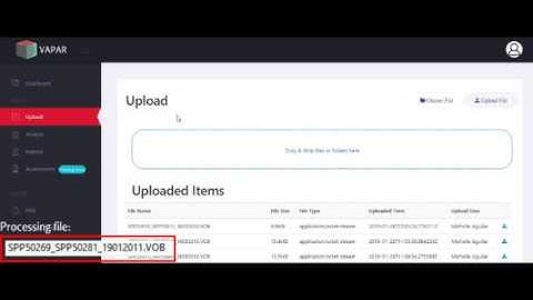 VAPAR Web Platform Demonstration