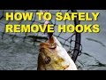 How To Remove Crankbait Hooks Without Hooking Yourself | Bass Fishing