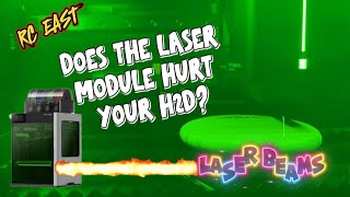Does the laser module hurt your @BambuLab #h2d? #laser #3dprinting #bambulab 