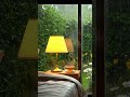 Soft Rain in the Flower Garden – Gentle Piano &amp; Cozy Night Ambience | Moon Melody #shorts