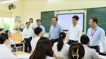 Kiểm tra công tác chuẩn bị tổ chức kỳ thi tốt nghiệp THPT năm 2025 tại tỉnh Ninh Bình