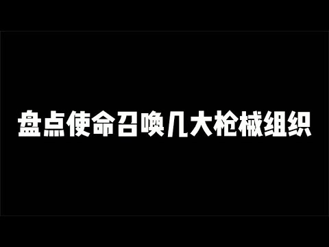 【使命召唤手游】盘点CODM几大枪械组织，你是哪一种呢 #小极地游戏解说