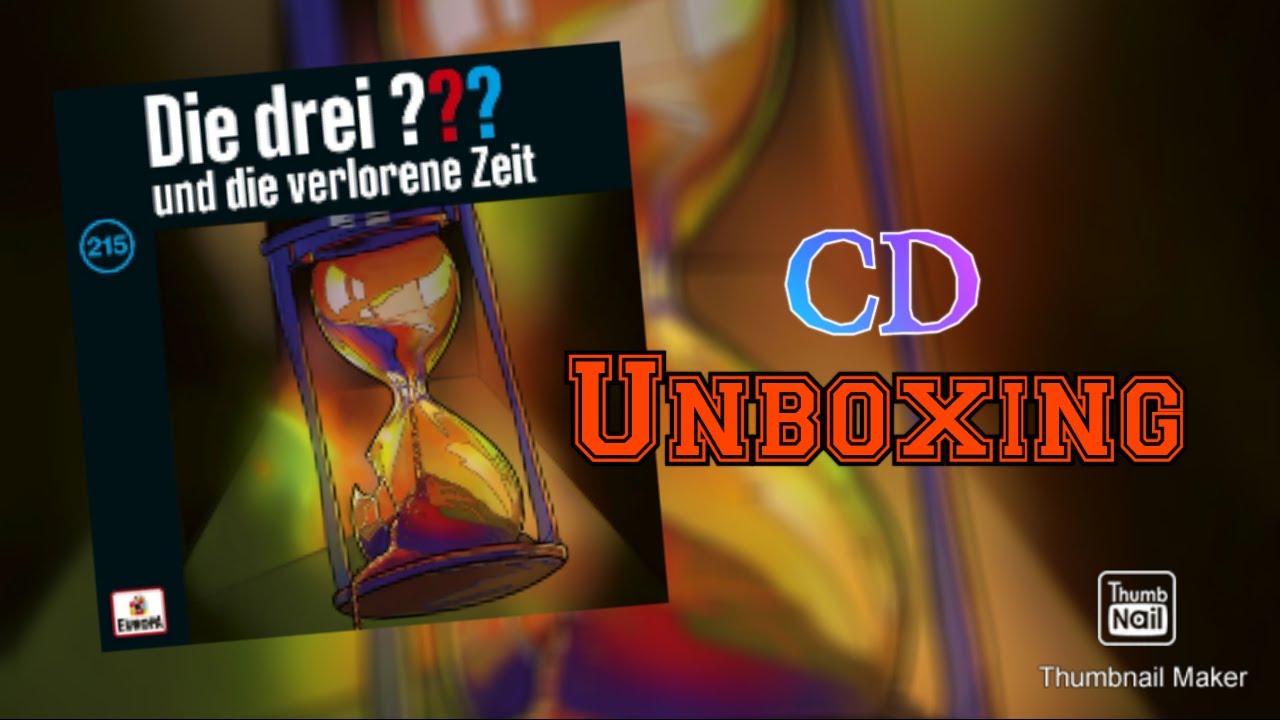 Die Drei Fragezeichen Und Die Verlorene Zeit Die Drei Fragezeichen - 215 - Und Die Verlorene Zeit - CD Unboxing