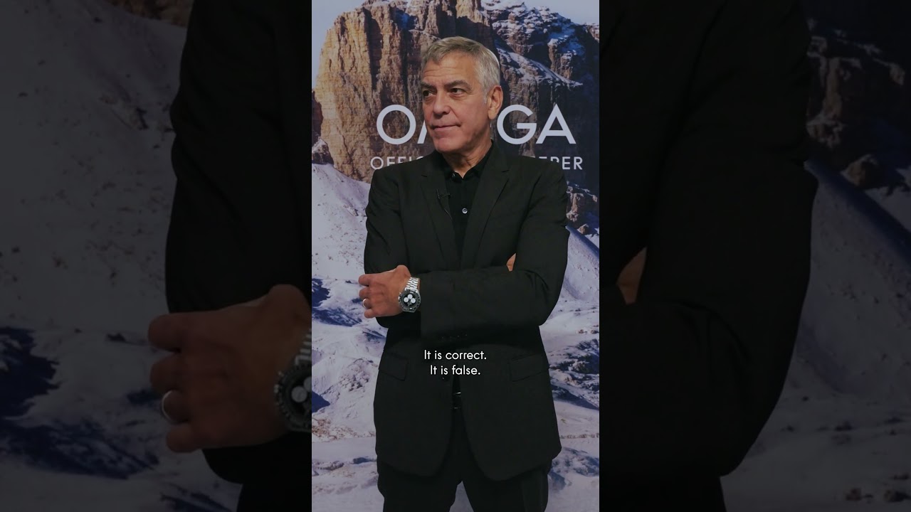 George Clooney faces a test of timekeeping knowledge.