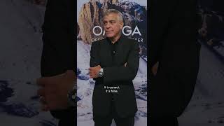 George Clooney faces a test of timekeeping knowledge | OMEGA