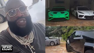 Rick Ross Shows Off Some Luxury Whips As He Explain The Idea Behind His New Song With Pharrell🚘💎 Profile