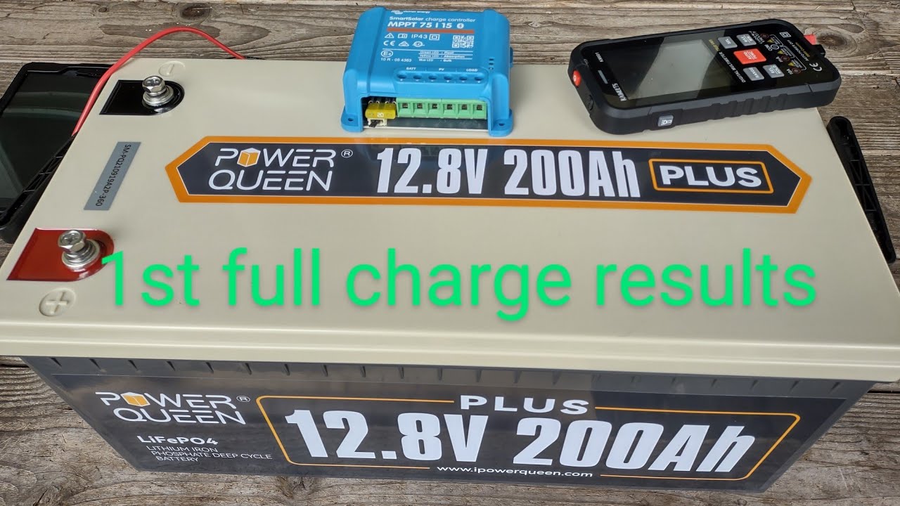 Power Queen 12.8v 200ah LiFePO4 Fully charged YouTube