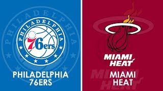 Philadelphia 76ers vs Miami Heat NBA Live Scoreboard