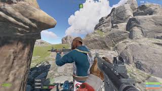 When you 1v1 your friend who is new to rust (funny momentπ)
