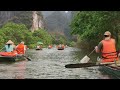 Trang An , UNESCO world heritage(relaxing rowing boat tour) 4K nature video #4knature #4k 