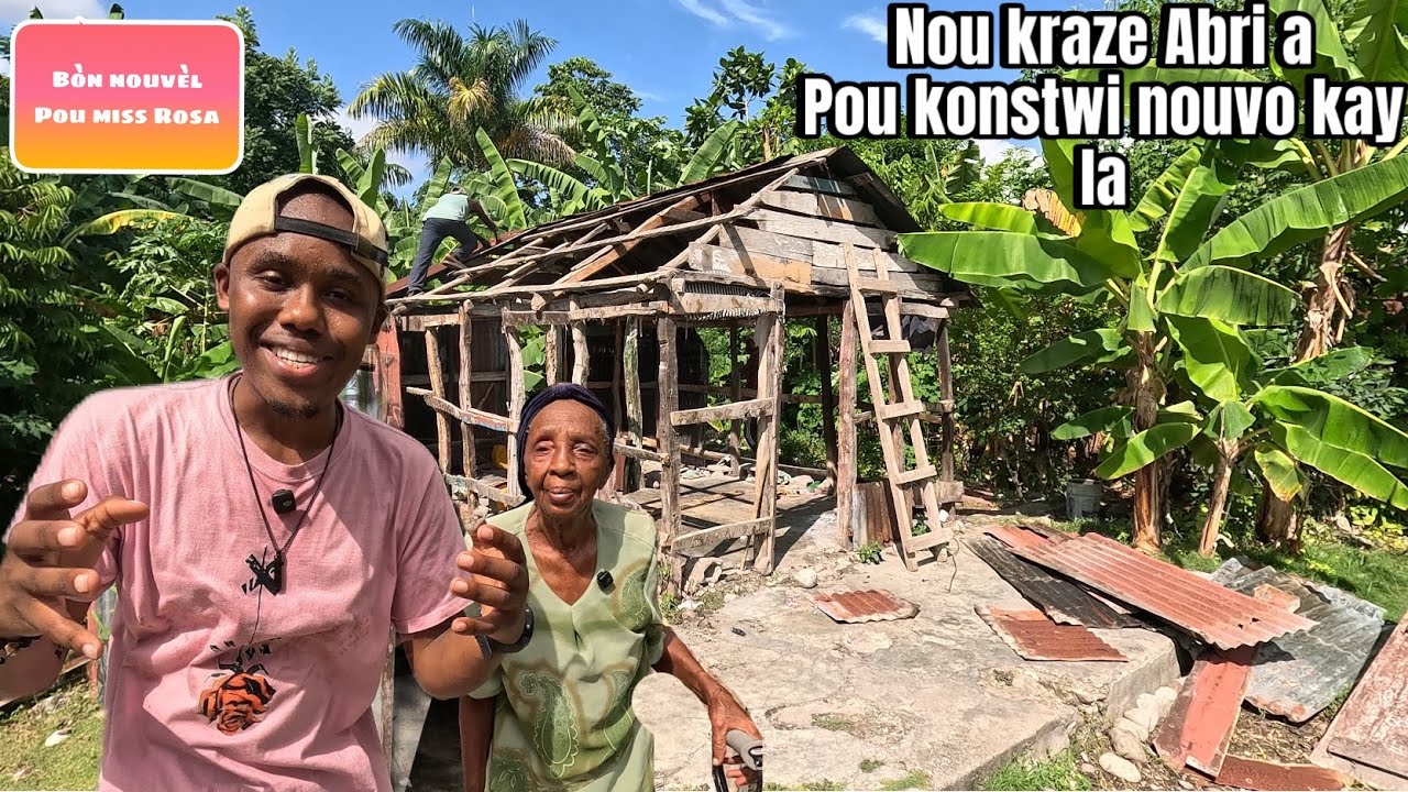 Bòn nouvèl | travay yo demare pou Miss Rosa Nou kraze ansyen Kay la