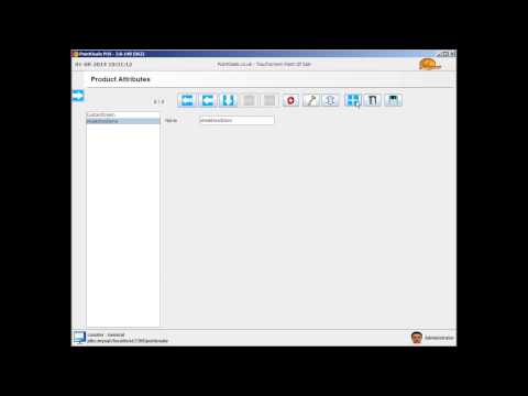 Tutorial Video 5 - Product Attributes, http://pointosale.co.uk/ Custom EPOS Software