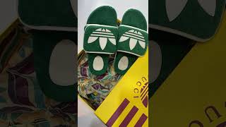 Unboxing Slide Gucci x Adidas #unboxing #gucci