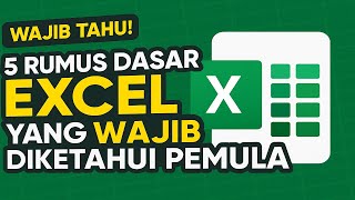 ✅ 5 Rumus Excel Dasar yang Wajib Kamu Kuasai! Jadi Pro dalam Sekejap
