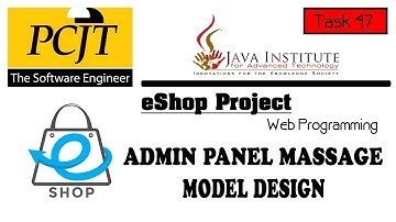 Web Project Task 47 | Java Institute | 1st Year | eShop @Java Institute for Advanced Technology