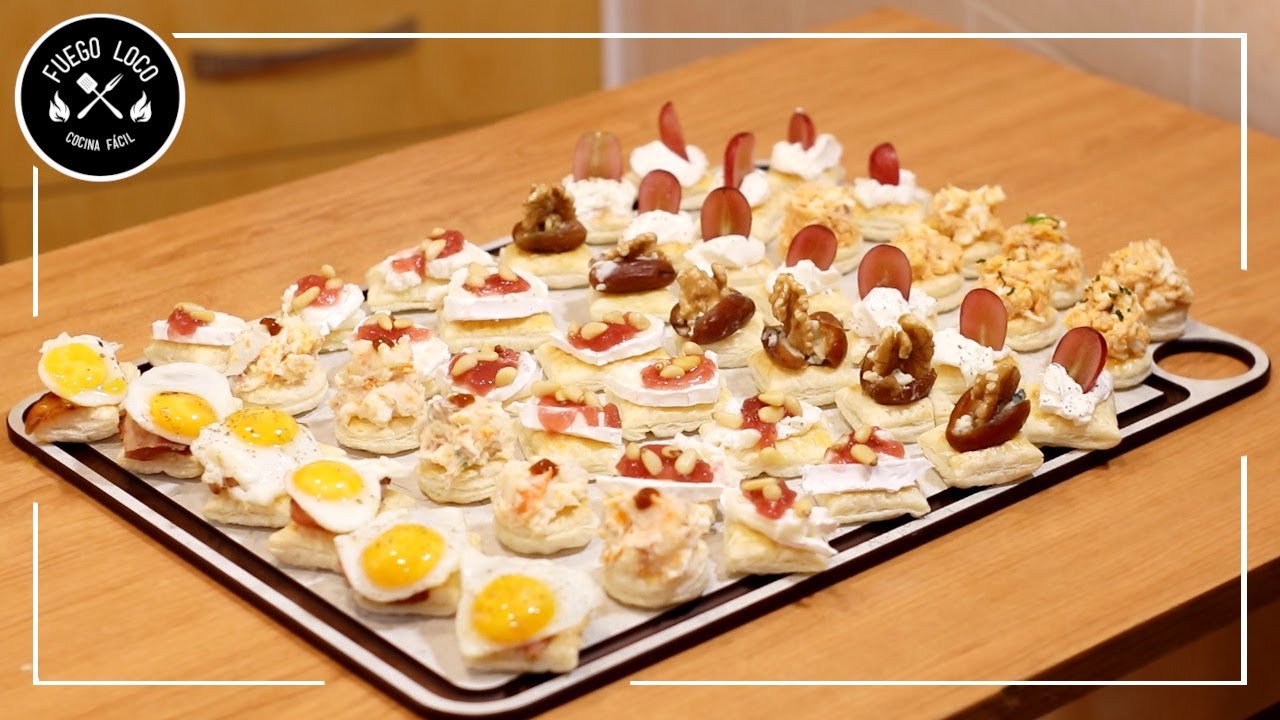 49 CANAPÉS FÁCILES y ECONÓMICOS para NAVIDAD de Hojaldre Delicioso!