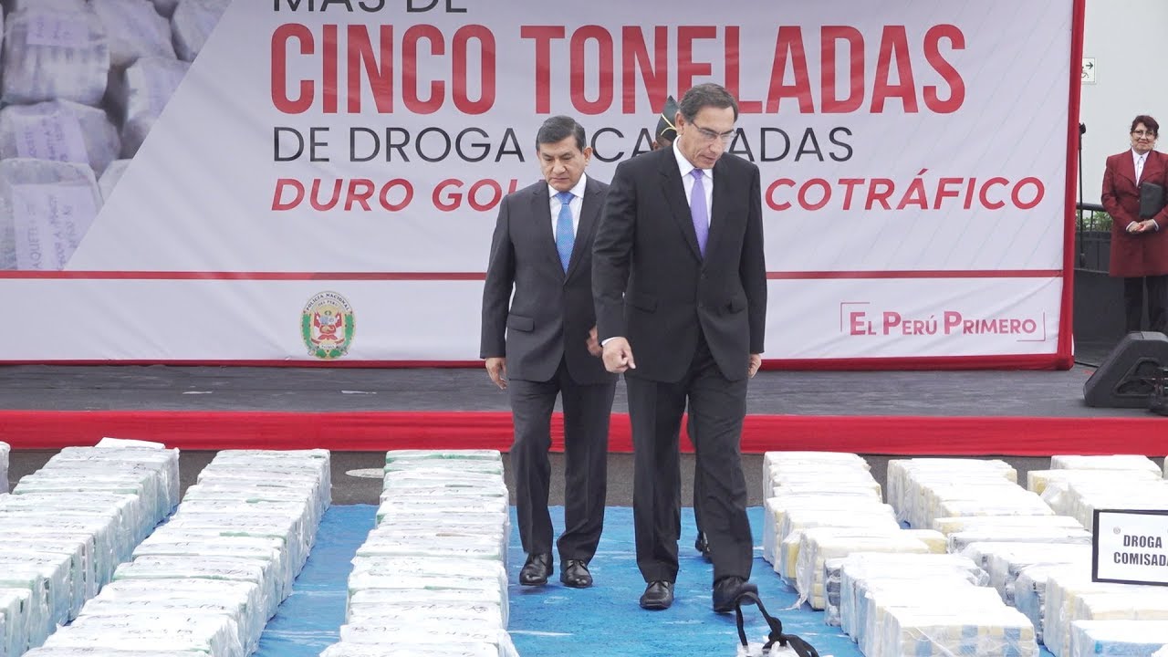 PRESENTACIÓN DE MÁS DE CINCO TONELADAS DE DROGA DECOMISADAS - YouTube