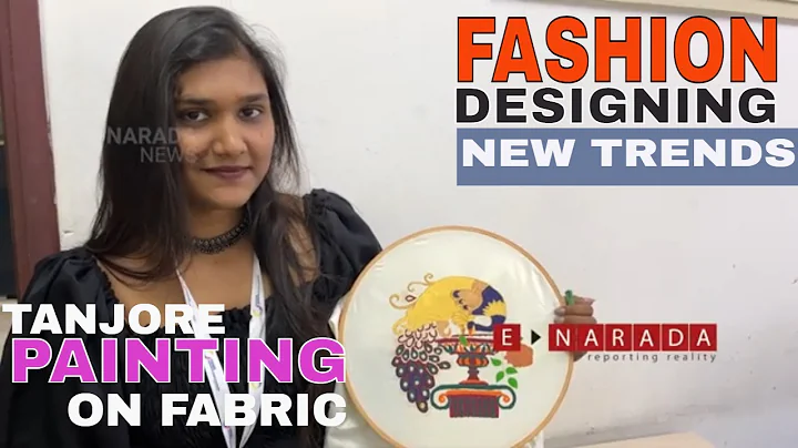 Tanjore Painting on Fabric | new trends in fashion designing | Exploring Wall Art Ideas