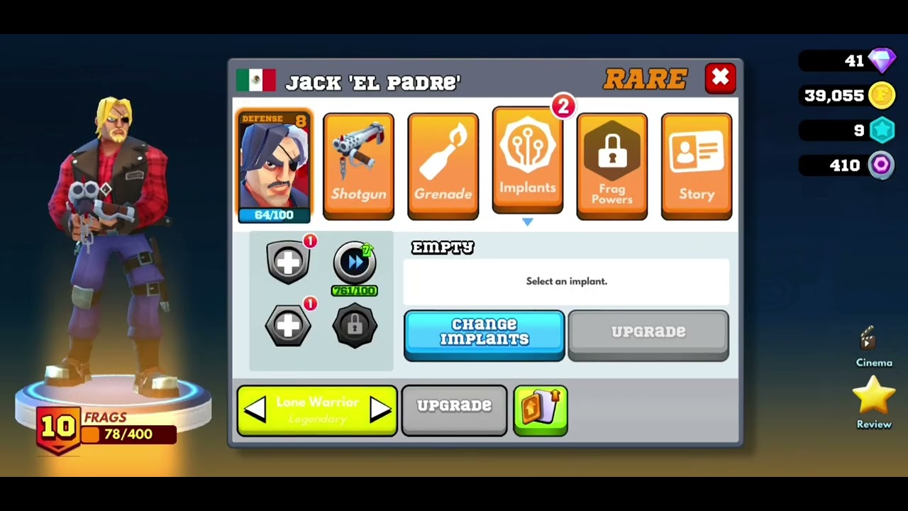 How to get implants for free Frag Pro Shooter