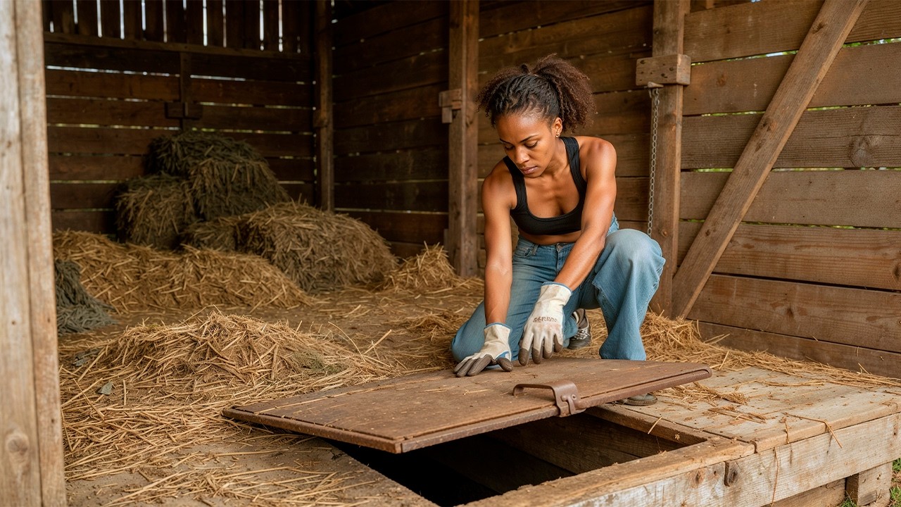 She Cleaned Her Father’s Barn After His Death, What She Found Under Hay Changed Her Life Forever!