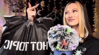 ASMR | Hot Topic Haul 🖤 spending all my hot cash! 💸 screenshot 5
