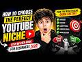 How to Choose the Perfect YouTube Niche (Beginner Guide 2026) #youtube