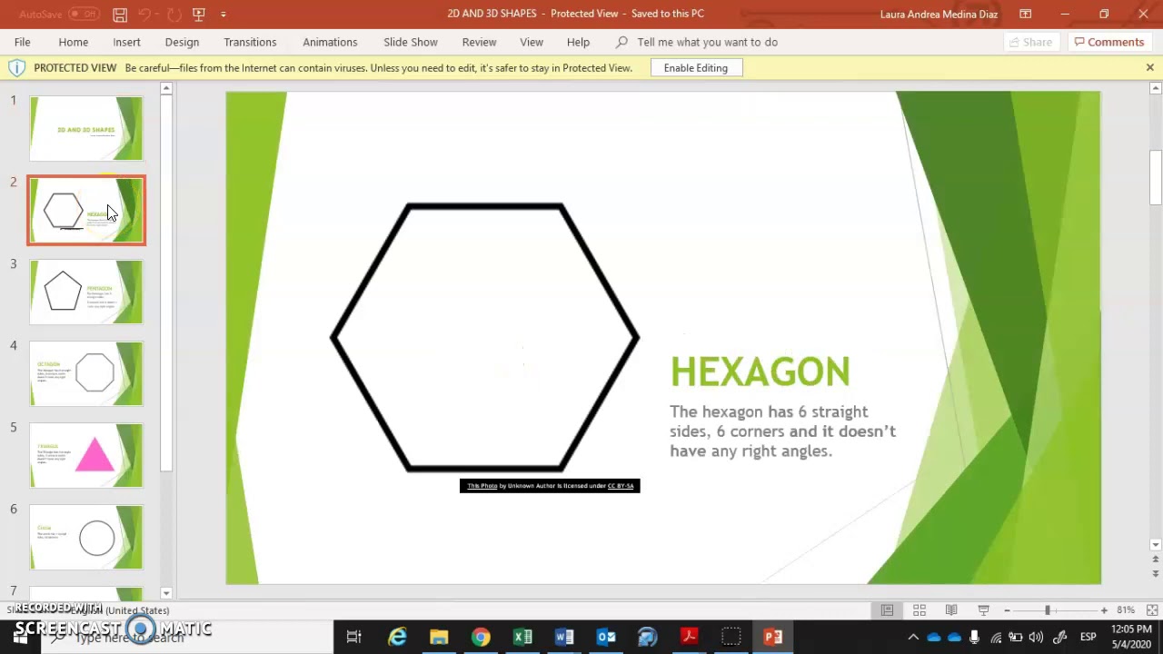 3D shapes PowerPoint YouTube