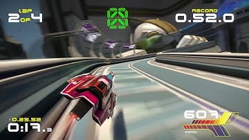 WipEout Omega Collection - Ubermall time trial (Rapier)