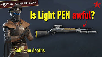 Helldivers 2 - Amendment is **GOAT** on super helldive bots (solo full clear, no deaths)