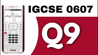 IGCSE 0607 2017 Winter PAPER 21: Question 9
